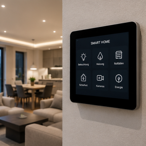 Smart-Home-Technik und intelligente Gebäudesteuerung bei einer Sanierung