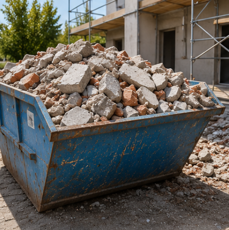 Bauschutt richtig entsorgen:
                Materialien trennen, Container planen und Kosten reduzieren