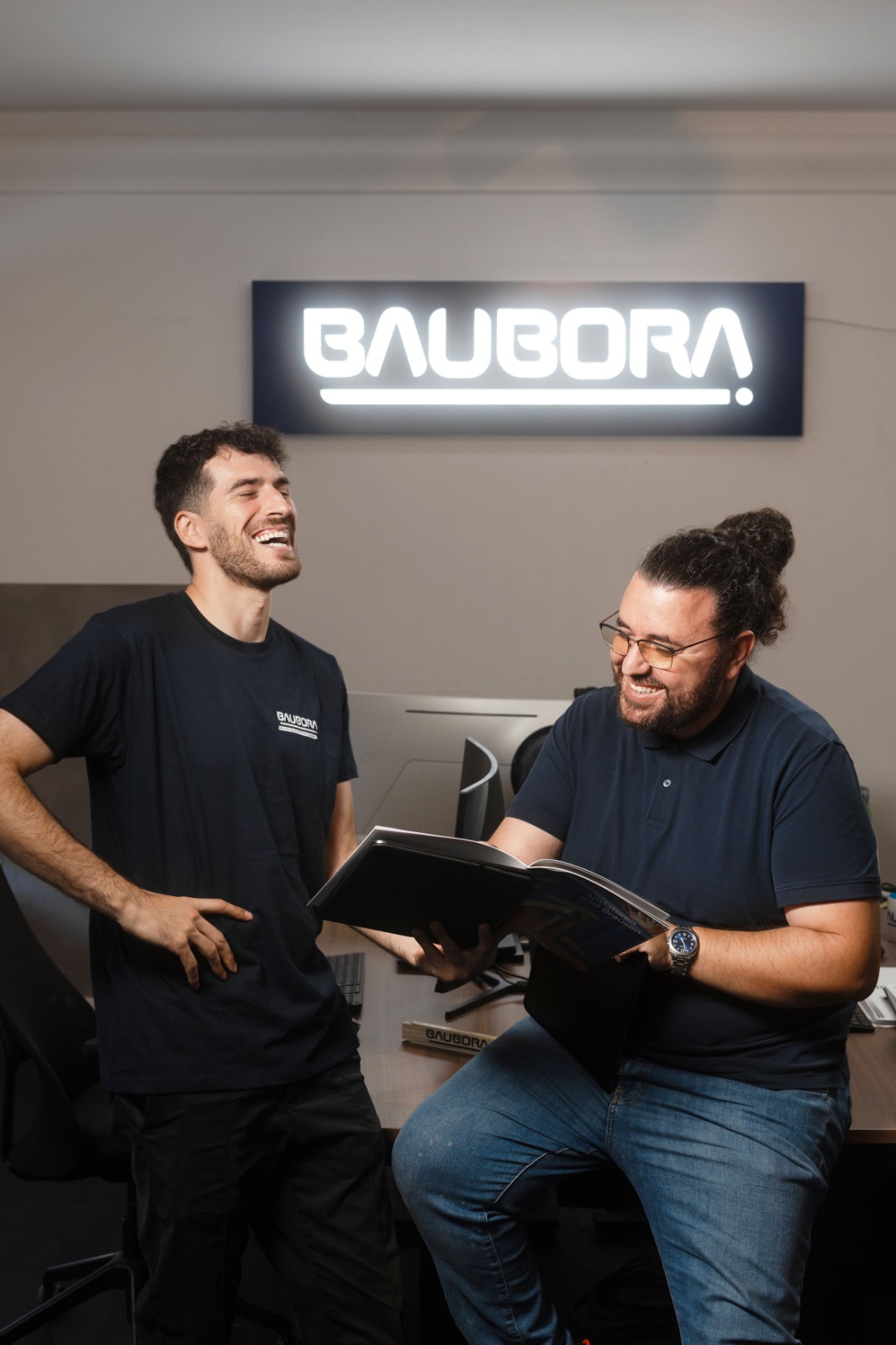 BAUBORA Team bei der gemeinsamen Planung